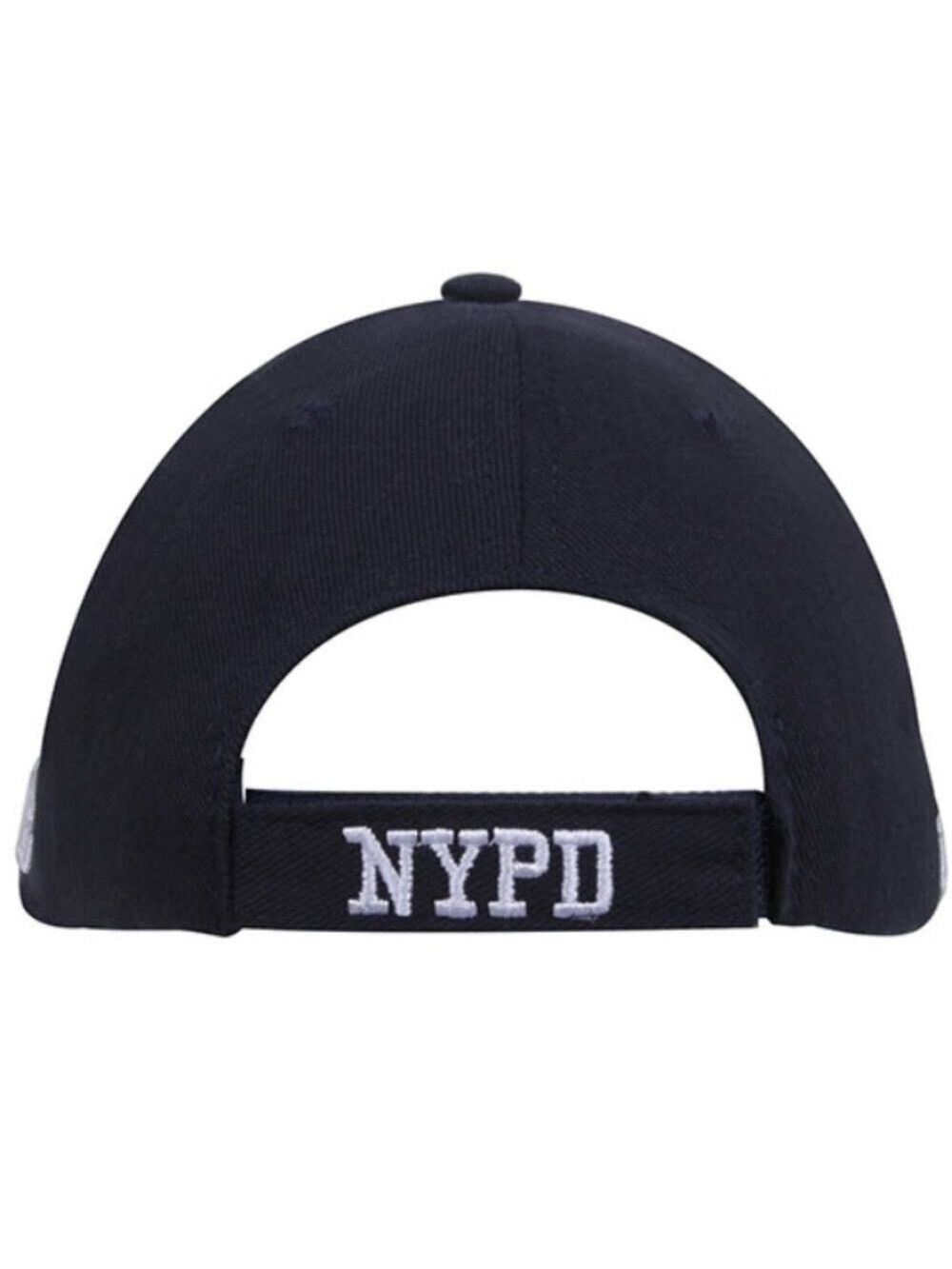 Navy NYPD with White Lettering Hat baseball cap unisex NWT - Picture 4 of 5